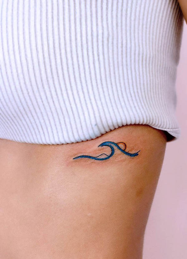 Attraenti Tatuaggi Sotto Il Seno Con Significato