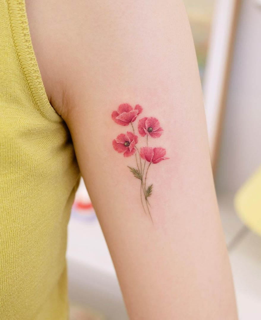 98 bellissimi tatuaggi con fiori e significato