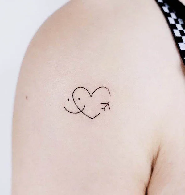 84 tatuaggi a cuore carini e stimolanti con significato